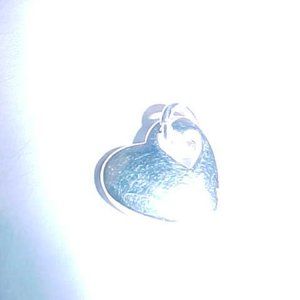 Tiffany & Co - 925 Silver Cutout Heart Pendant CHARM only NO Chain